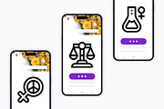 30 International Women's Day Icons, an Outline Icon by Side Project (Thumbnail 5 of 7)