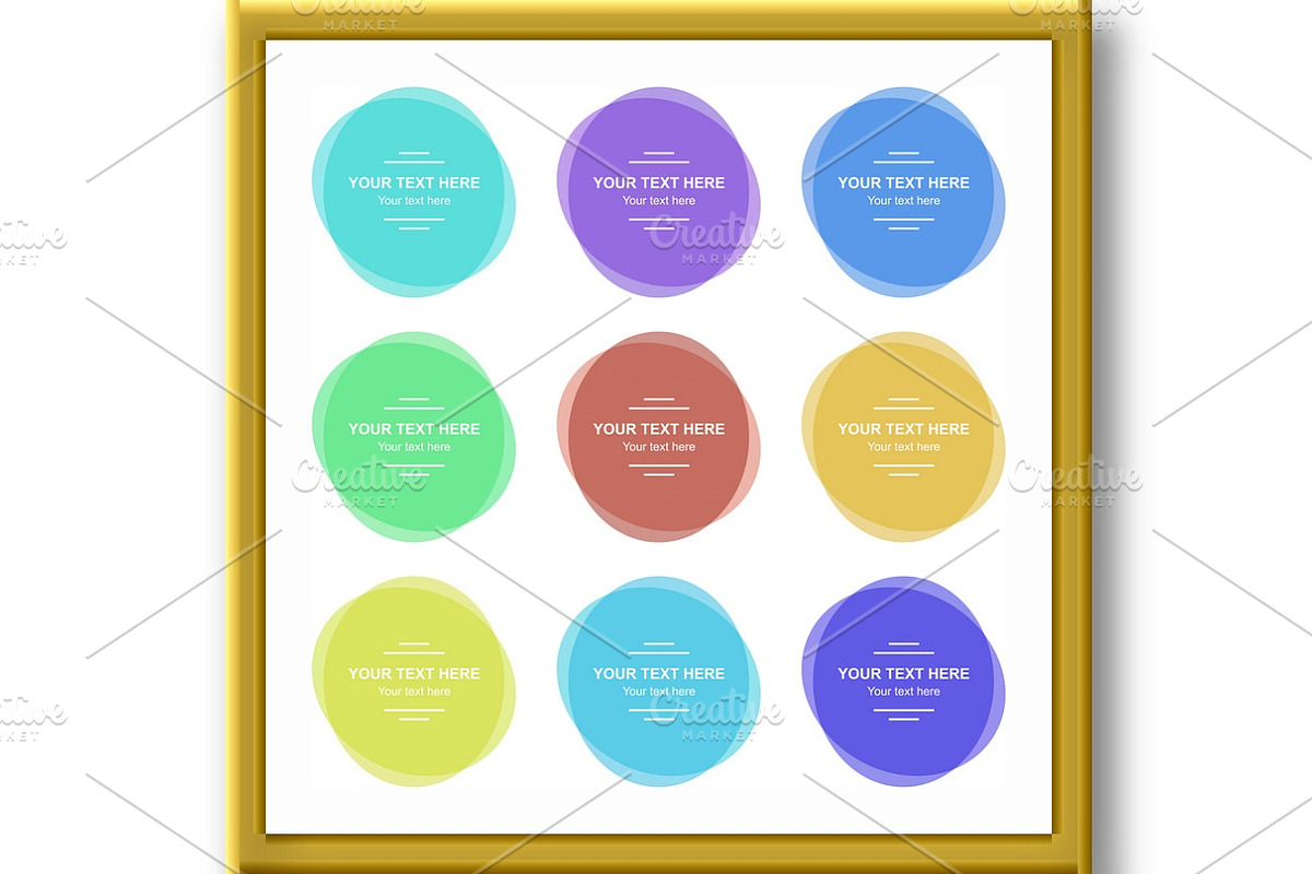 Set of Vector Colorful Banners, a Decorative Illustration by FineArtStudio (Photo 2 of 3)