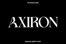 Axiron - Classy Serif Font