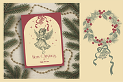 Hand-drawn Christmas illustrations, an Object Graphic by MarinaVorontsova (Thumbnail 2 of 9)