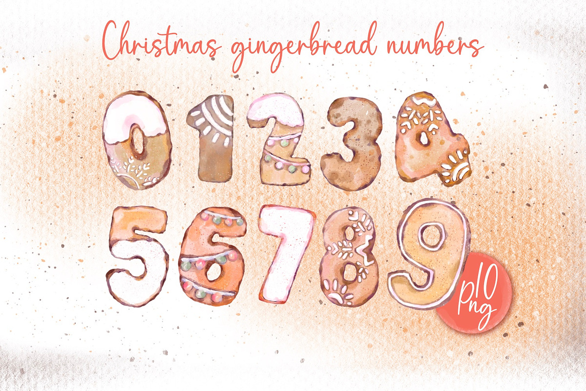 Christmas gingerbread alphabet, a Food Illustration by Shabbypie (Photo 4 of 12)