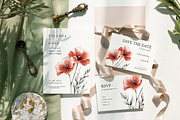 Ruby - Wedding Invitation Suite, an Invitation Template by CinderHeart Designs (Thumbnail 8 of 9)
