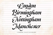 Cashmero - Italic Calligraphy, a Script Font by ErgibiStudio (Thumbnail 3 of 9)