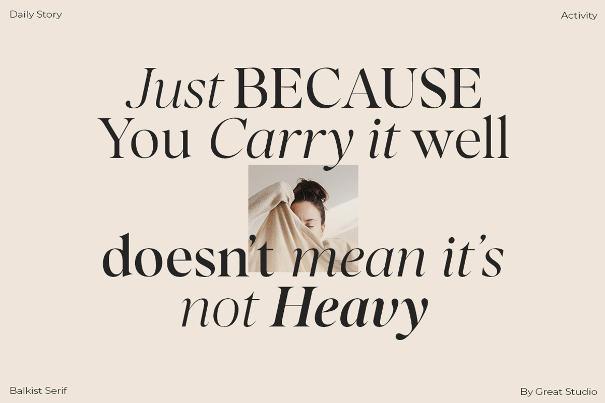 Balkist - 12 Font Family, a Serif Font by Mulkan Nazir (Photo 14 of 15)