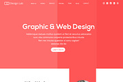 designlab Landing page with Blog, a Landing Page Template by designbydi (Thumbnail 2 of 4)