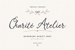 Charite Atelier Script Font