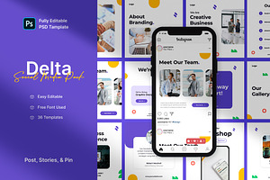 Delta - Business Social Media Pack