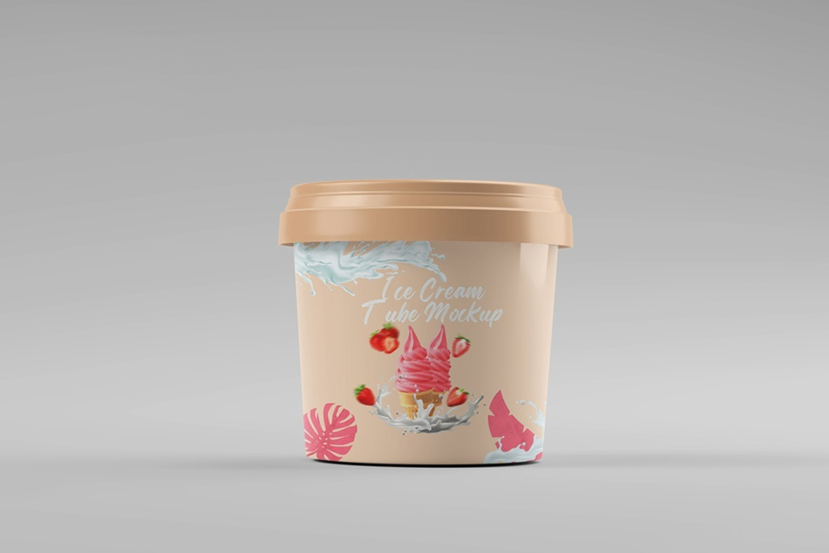 Ice Cream Tube Mockup, a Packaging Mockup by Tokobeta (Photo 6 of 9)