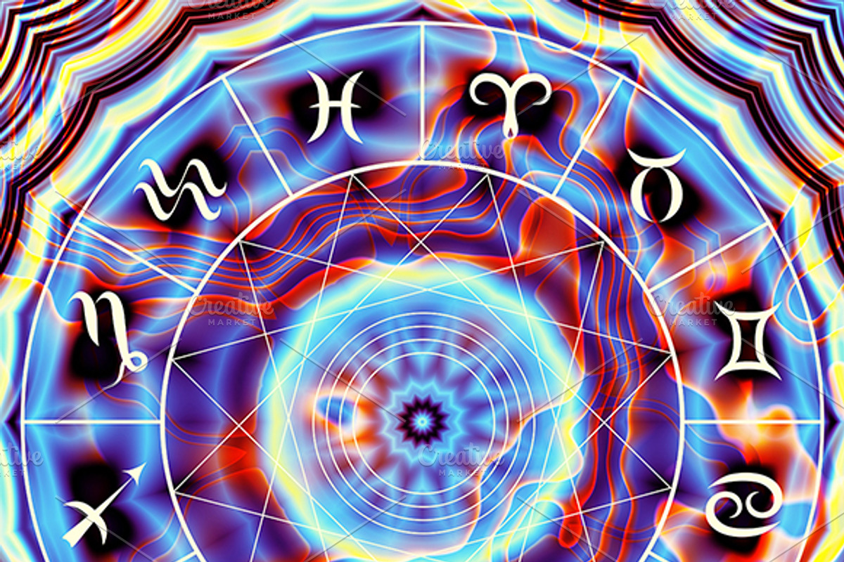 30 mystic zodiac signs circles, an Object Graphic by tkdesign (Photo 27 of 31)