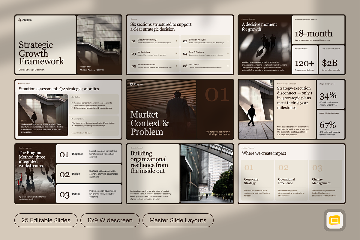 Pragma Consultant Deck Google Slides, a Presentation Template by PaperSlides (Photo 2 of 7)