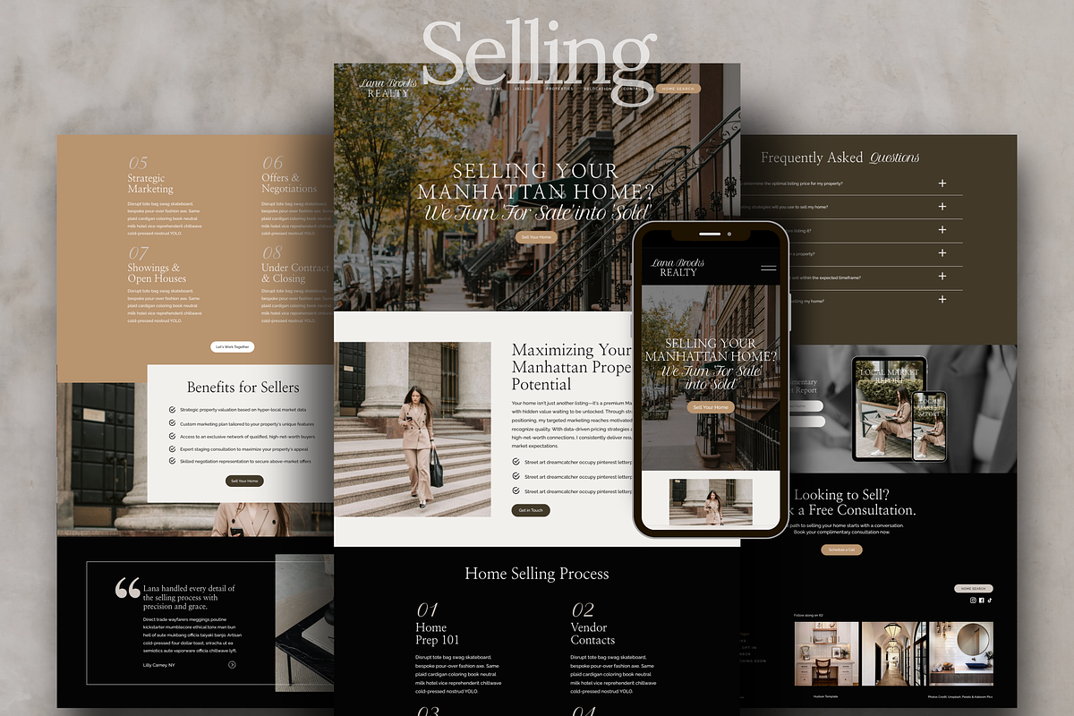 Real Estate Website Showit Template, a Squarespace Template by Warmsoulgallery (Photo 4 of 10)