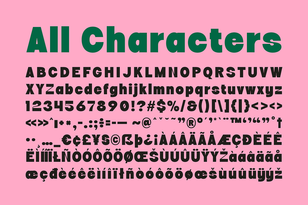 CS Shelton – Bold Font, a Sans Serif Font by Craft Supply Co. (Photo 8 of 8)