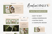 Wix Website Template Azalea Finley, a Wix Template by Design Pixie (Thumbnail 2 of 7)