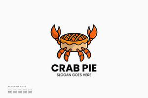 Crab Pie Logo, a Branding & Logo Template by Zeer Graphic