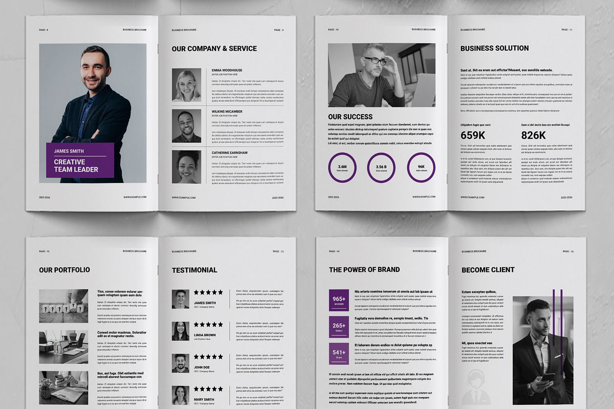 Creative Brochure Template, a Brochure Template by ContestDesign (Photo 3 of 3)