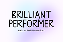 Brilliant Performer Typeface