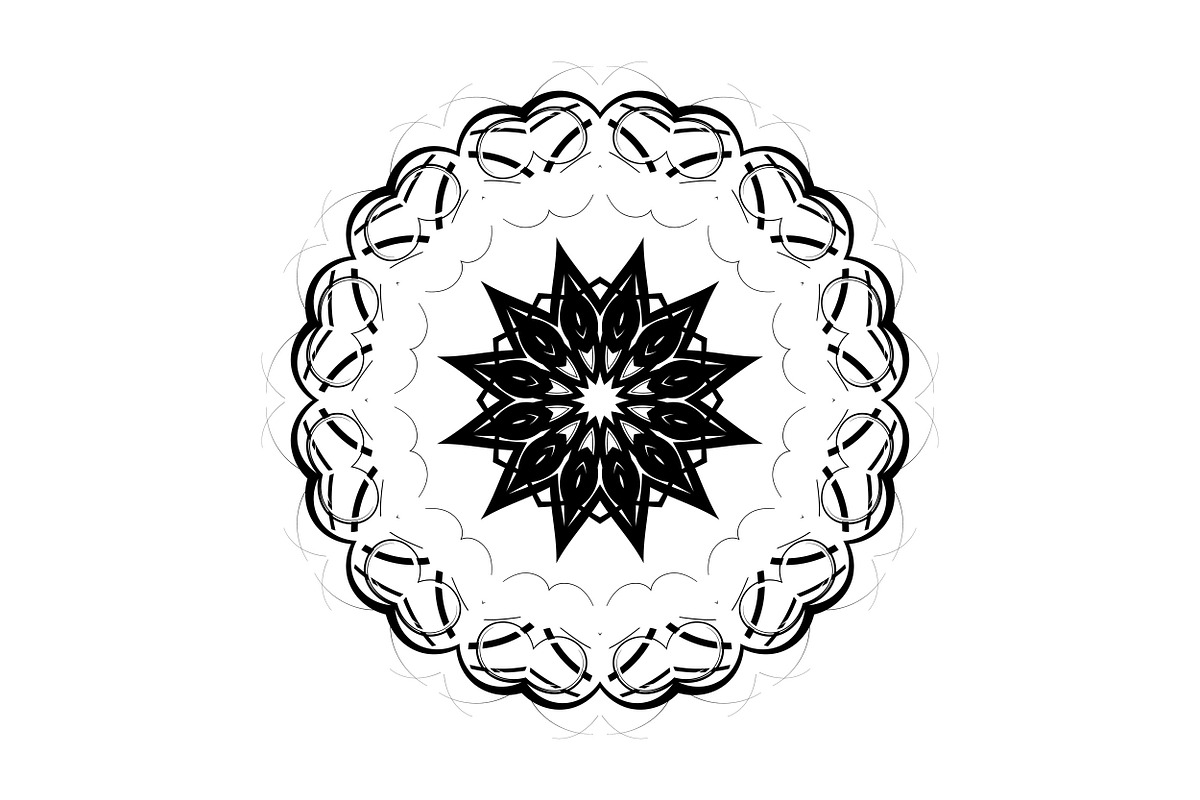 High Quality Mandala Clipart Bundle, a Decorative Illustration by NJ Himel (Photo 103 of 103)