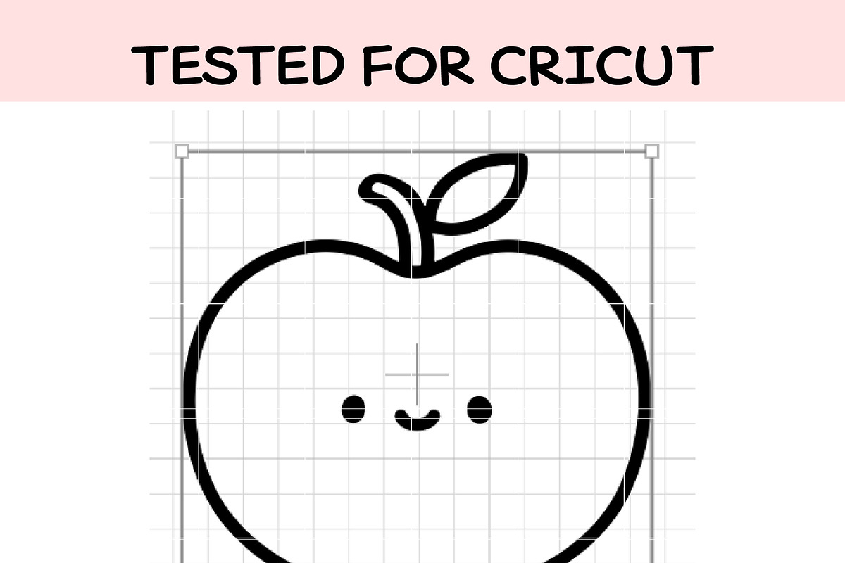Cute Baby Apple SVG Bundle | Kawaii, an Illustration by TheHitShop (Photo 9 of 10)