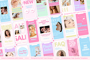 Pretty Pop Instagram Story Templates, a Social Media Template by Hell Yeah Designs (Thumbnail 3 of 10)