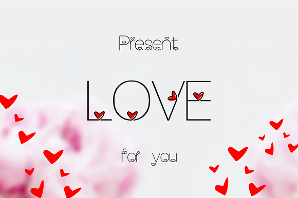 Lhove Font preview 6