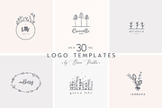 FEMININE LOGO TEMPLATES, a Branding & Logo Template by Luna Dreams (Thumbnail 1 of 9)