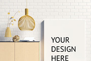 9 mock up poster frame in interior, a Print Template by ChromiumHeart (Thumbnail 6 of 10)