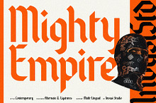 Mighty Empire - Modern Blackletter
