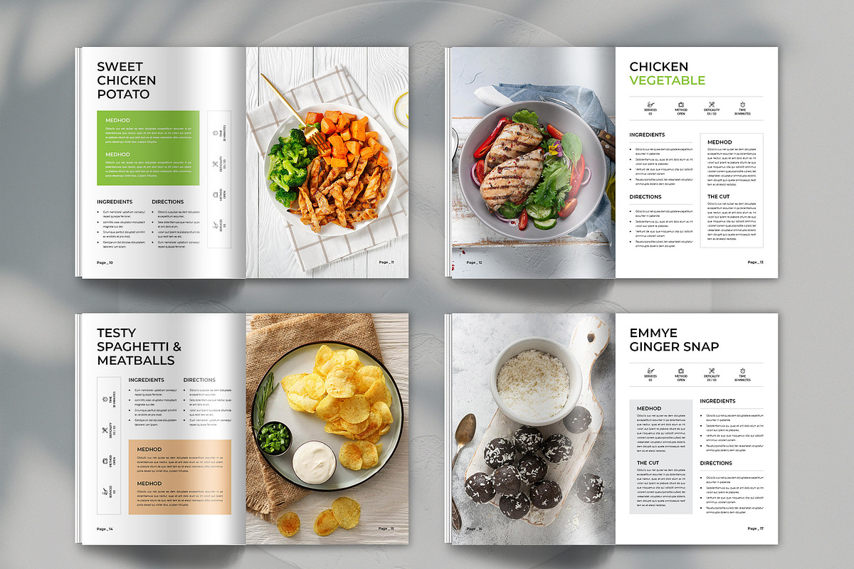 Cookbook | Recipe Book Template, a Brochure Template by Spark_Creative (Photo 15 of 17)