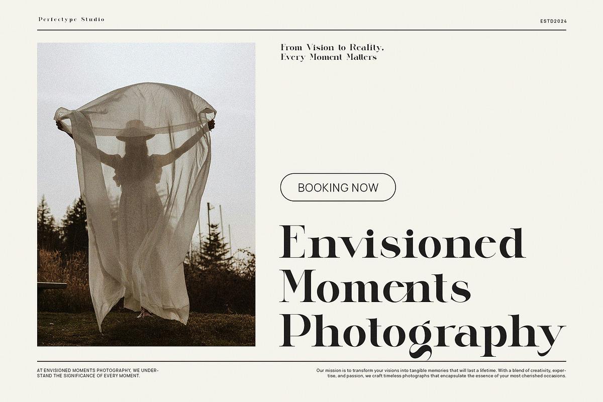 Lugife Elegant Serif, a Serif Font by Perfectype (Photo 6 of 9)