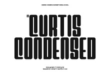 CS Curtis – Condensed Font