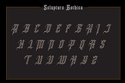 Sclupture Gothica Letter, a Blackletter Font by cromatixclassroom (Thumbnail 7 of 7)