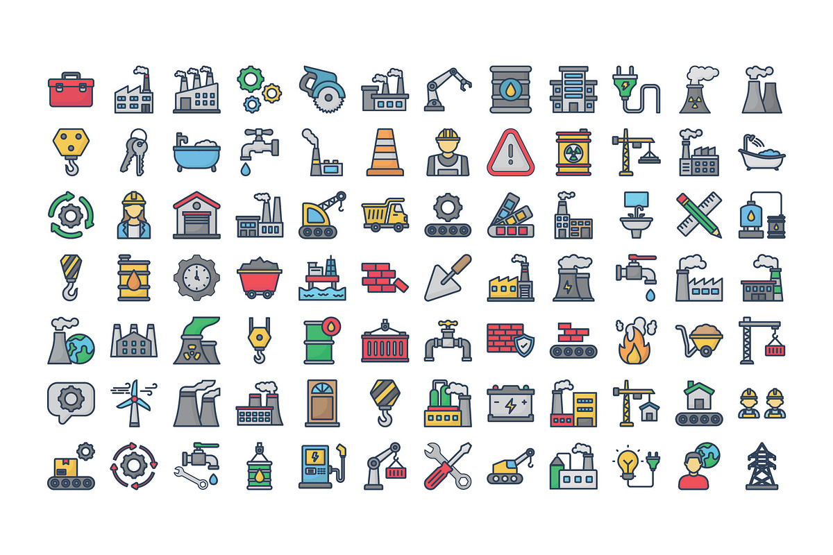 Industrial & Construction, a Solid Icon by Vector Portal (Photo 5 of 6)