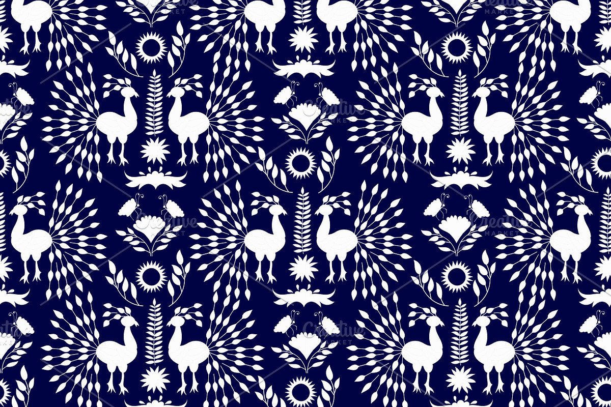 Otomi Style Set, a Pattern Graphic by alexmakarova (Photo 2 of 3)