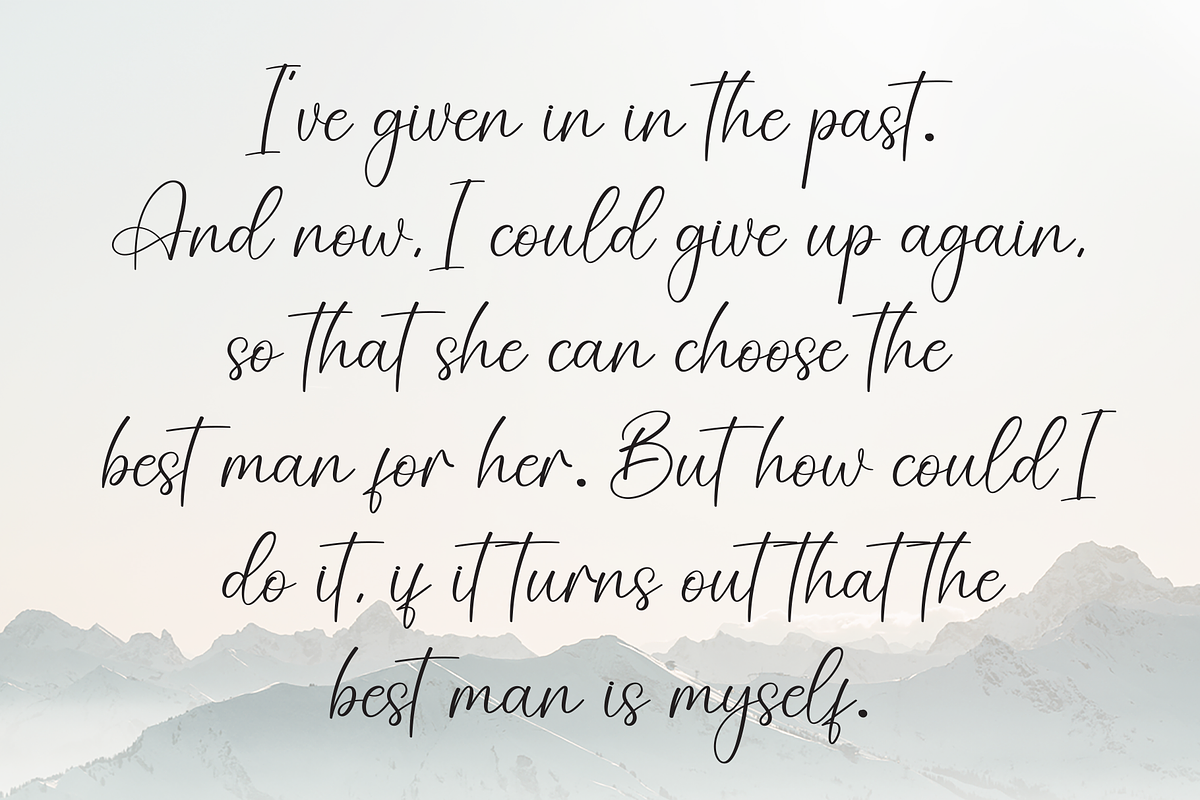 Chocolate Valentine | Script Font, a Handwritten Font by Scratchones (Photo 6 of 8)