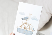 Whale Clipart Set, a Decorative Illustration by Pati Paints (Thumbnail 9 of 10)