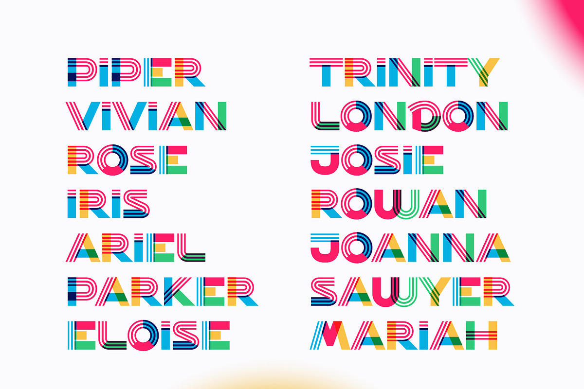 Roque color font, a Sans Serif Font by kaer_shop (Photo 6 of 13)
