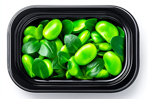 A close-up of microgreens green peas, a Nature Photo by ZinetroN