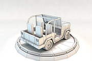 Cartoon Car Set Low Poly 3D Model, a Cars & Vehicle 3D Model by Low Poly Lab (Thumbnail 5 of 13)