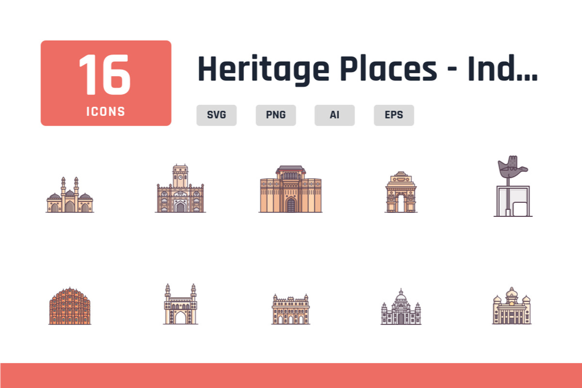 Heritage Places And Indian Cities, an Icon by Chamedesign (Photo 1 of 2)