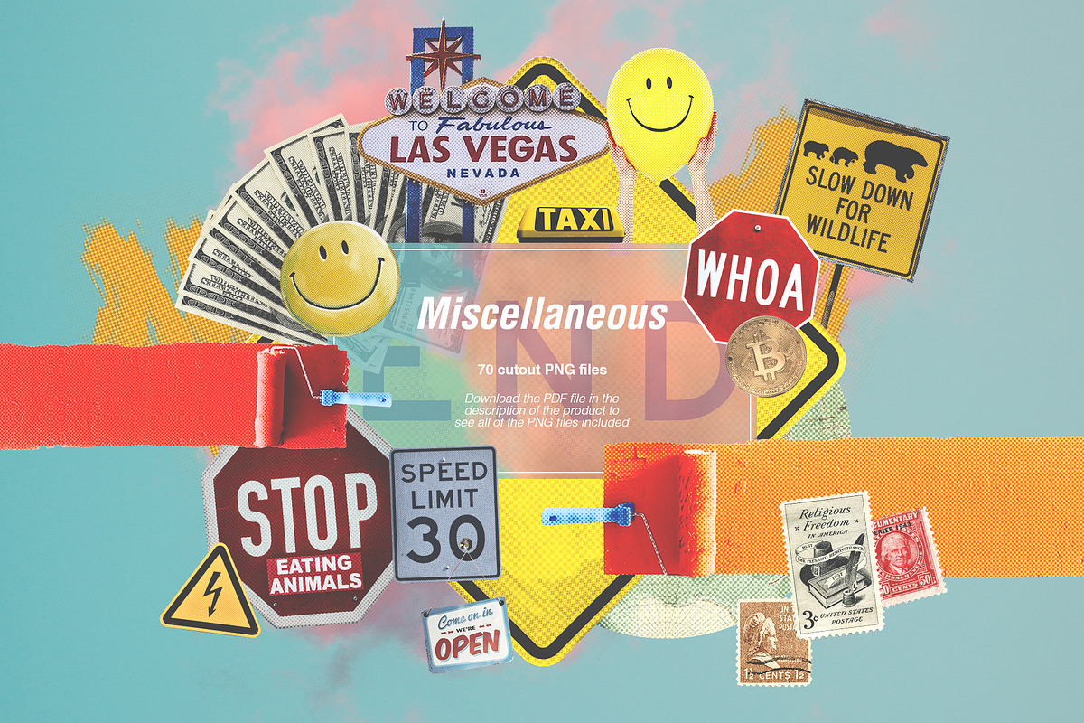 Collage Creator - 1400+ Cutouts, an Object Graphic by Graphicdome (Photo 26 of 47)