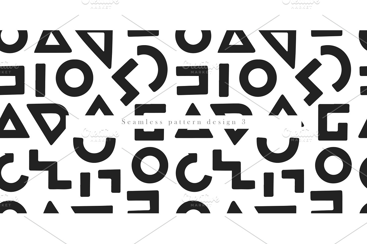 Geometric Shapes, a Pattern Graphic by Nadezda (Photo 4 of 6)