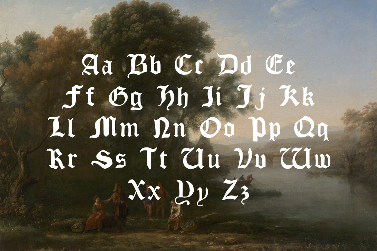 Bardolatry Handwritten Blackletter, a Blackletter Font by Bouchard Designs (Photo 2 of 8)
