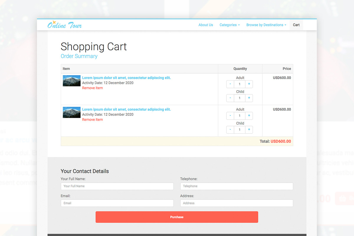 eCommerce Bootstrap Template, a Bootstrap Template by YT Design (Photo 6 of 6)
