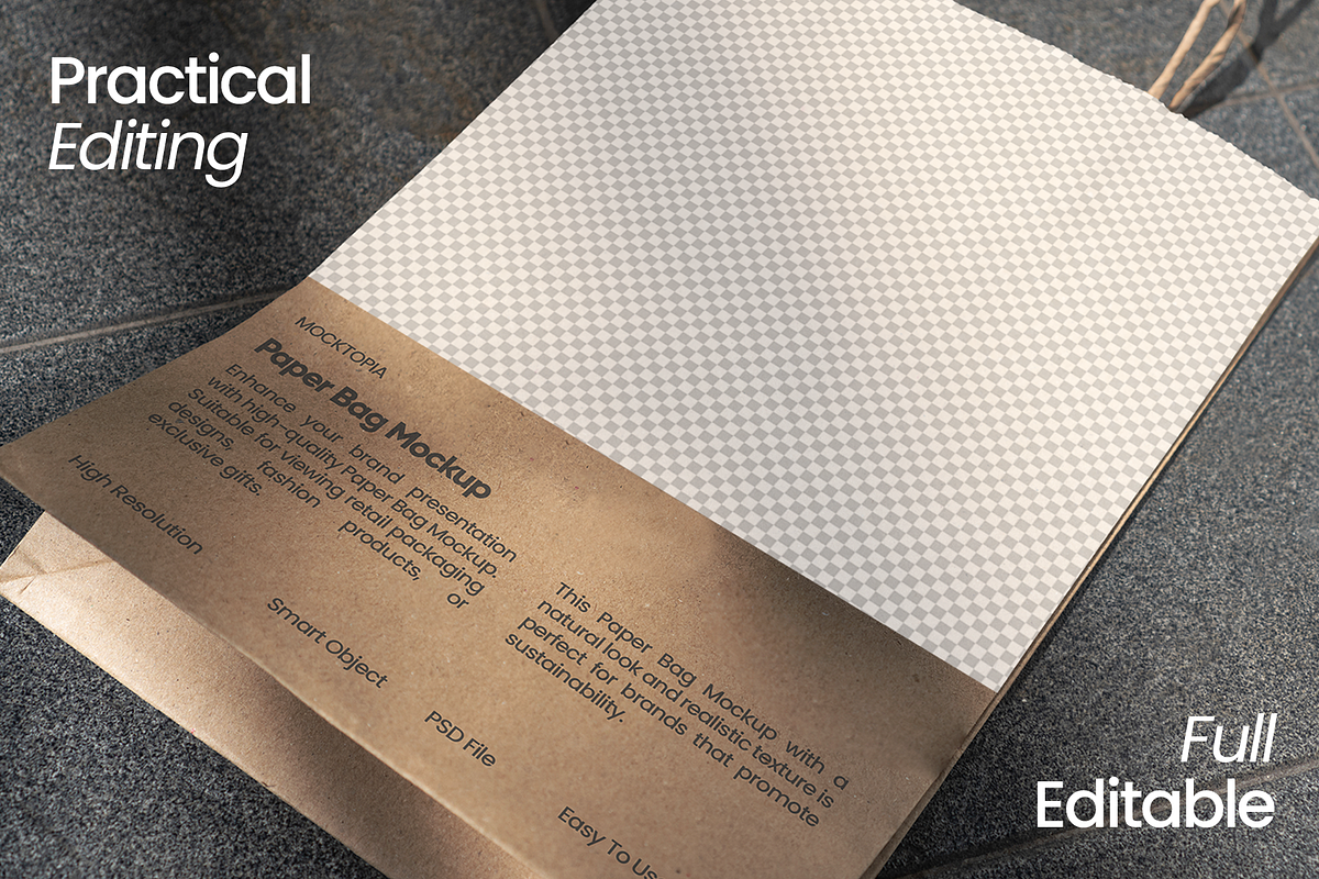 Sora Paper Bag Mockup Set, a Packaging Mockup by Mocktopia (Photo 7 of 8)