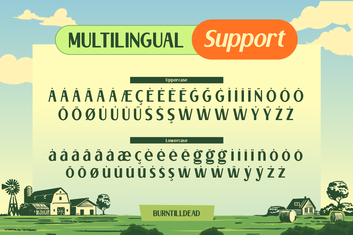 Farmilo, a Sans Serif Font by Burntilldead (Photo 11 of 12)