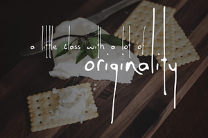 Handwritten Font Grilled Cheese