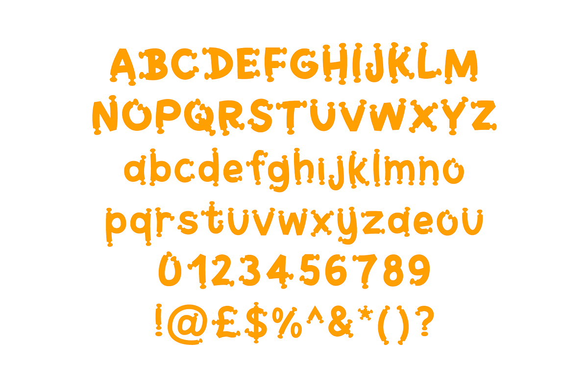 JOLLY JIGSAW | Jigsaw Puzzle Font, a Font by Little Type Factory (Photo 7 of 8)