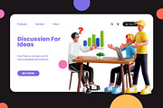 Business Disscussion 3D Illustration, an Icon by Glyphminds Studios (Thumbnail 2 of 6)