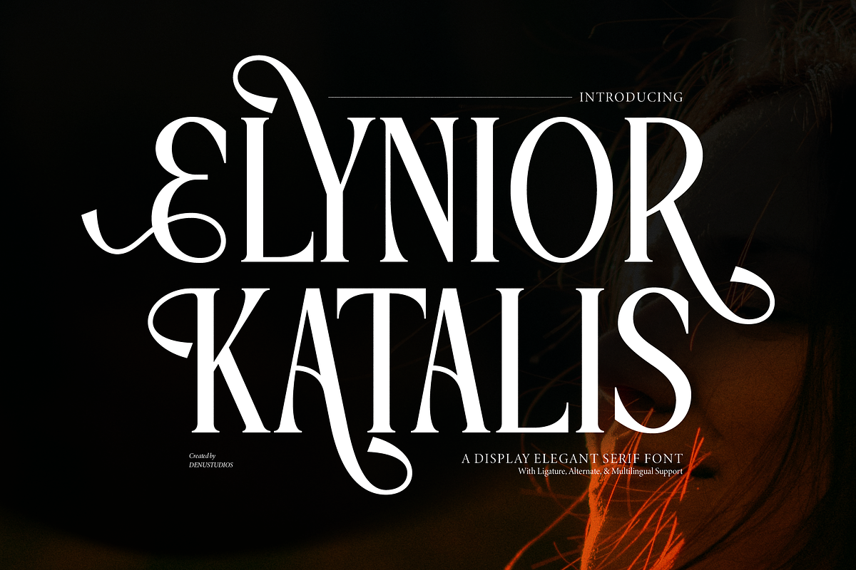 Elynior Katalis Display Elegant Font, a Serif Font by Denustudios (Photo 1 of 15)
