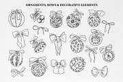 Merry Christmas HandDrawn Collection, a Decorative Illustration by Decor Lines (Thumbnail 6 of 12)